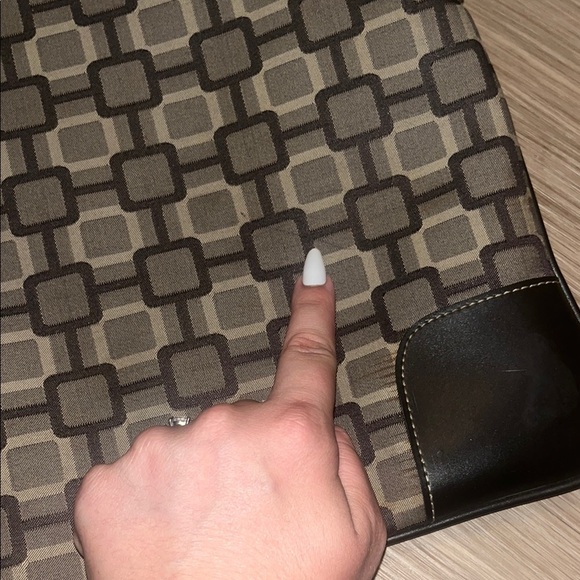 Nine West Stylish Brown Patterned Shoulder Bag (READ DESCRIPTION) - Picture 12 of 15